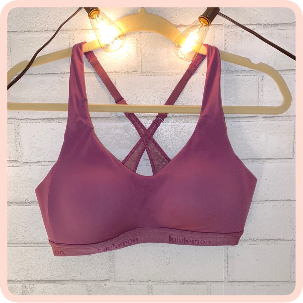 ♡ Light purple Lululemon push up sports bra ♡